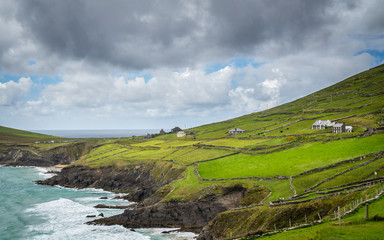 Slea Head viewpoint at dingle peninsula kerry ireland