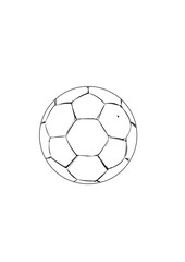 Obraz premium soccer ball isolated on white background