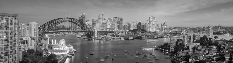 Plakat Downtown Sydney skyline in Australia