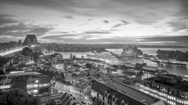 Fototapeta Downtown Sydney skyline in Australia