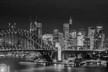 Downtown Sydney skyline in Australia