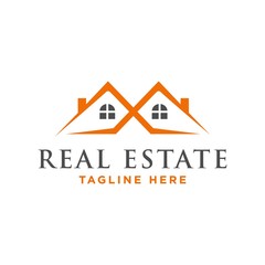 real estate logo, home logo vector design