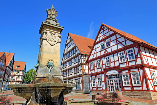 Hofgeismar: Marktplatzidylle (Hessen)