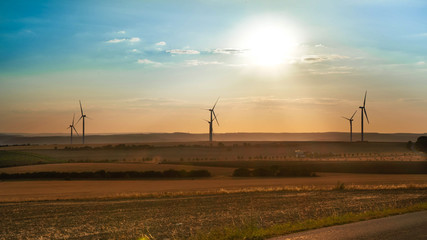 Obraz premium Sunset in France