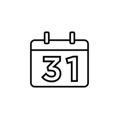 calendar icon vector design