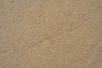 Beach Background with beautiful white foamy and wave from the sea,beach top view.