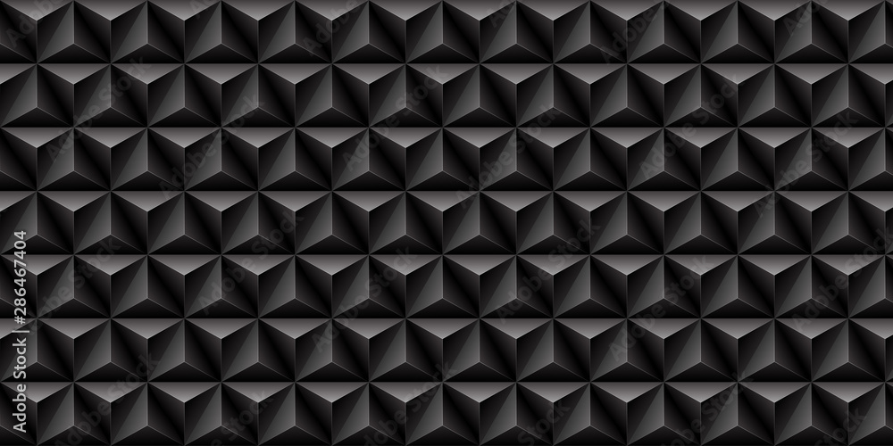 Poster premium triangle background. low poly gradient hexagons with luxury shining lines vector.