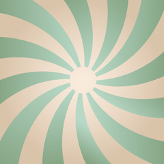 Vintage vector background with rays