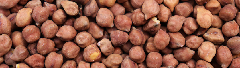 Black chickpea or bengal gram background, Healthy food