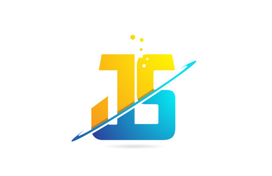 alphabet letter JS J S combination for logo company icon design