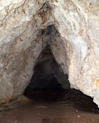 entrance to a cave