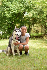 boy and his dog