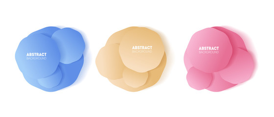  Futuristic trendy dynamic badges for minimal banner, logo, social post. 