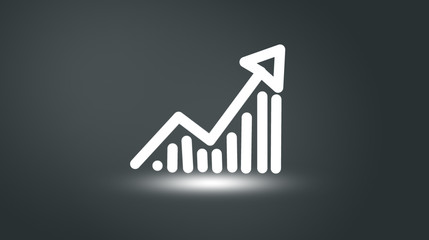 Financial growth chart Investment concept.