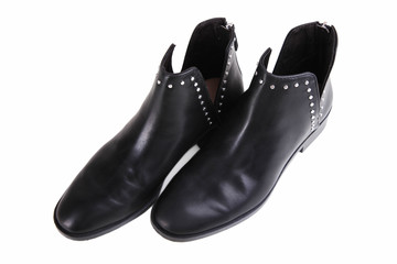 Pair of stylish black women's shoes
