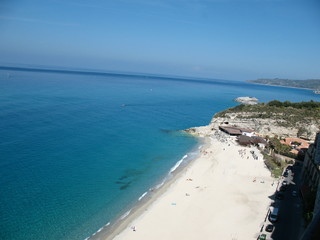 Fototapeta na wymiar Tropea's Beach (Calabria)