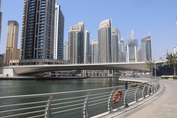 Obraz premium Marina à Dubaï, Émirats arabes unis