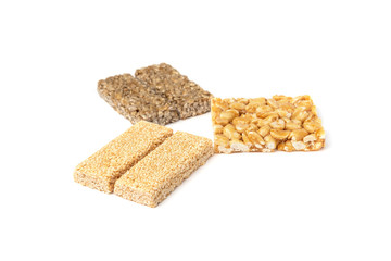 Kozinaki isolated on white background.