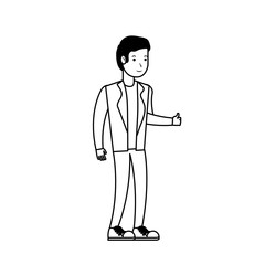 Isolated avatar man vector design