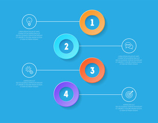 nfographics for business concept. Can be used for presentations banner, workflow layout, process diagram, flow chart, info graph