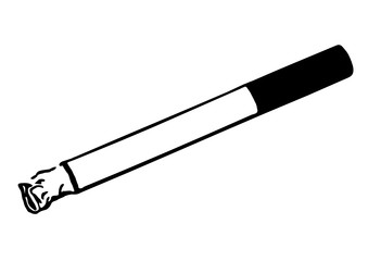 Zigarette SVG Vektor Silhouette