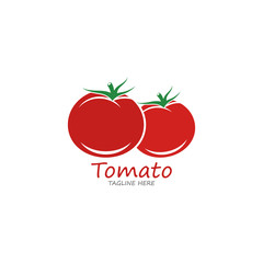 Fototapeta na wymiar Tomato logo vector icon design 