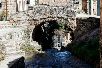 river in and ancient town