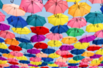 Fototapeta na wymiar Umbrellas background