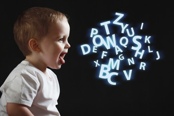 Baby says, the concept of problems with dyslexia and dysgraphia. A child learns to speak
