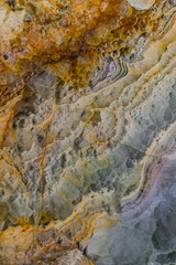 Naklejka premium Fluorite surface texture close view