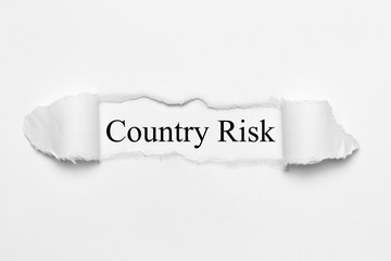 Obraz premium Country Risk