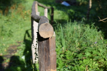wooden fence