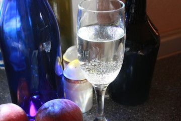 glasses of champagne