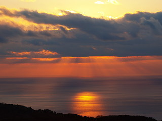 元旦の太陽の道