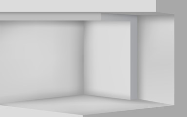 Obraz premium gray cement floor in the studio room