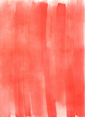 Red abstract background. Watercolor pattern with jagged edges for layouts, sites, templates, printing. Place for text.