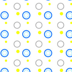  seamless circles pattern. Polka dot  Pattern. Background
