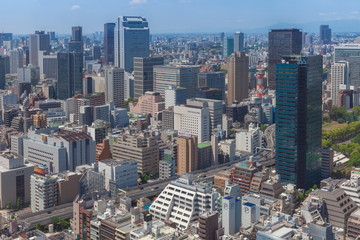 Fototapeta premium 春の東京都市風景