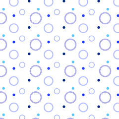  seamless circles pattern. Polka dot  Pattern. Background