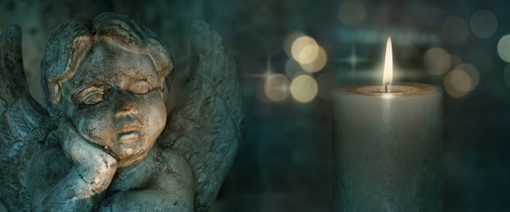 Angel with candles