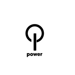 P logo illustration symbol vector