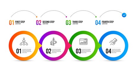 Management, Block diagram and Marketing statistics line icons set. Timeline infographic. Credit card sign. Agent, Algorithm path, Web analytics. Bank payment. Education set. Management icon. Vector