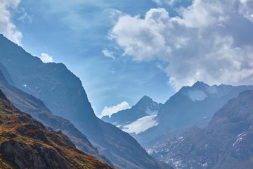 Naklejka premium Hiking in the 