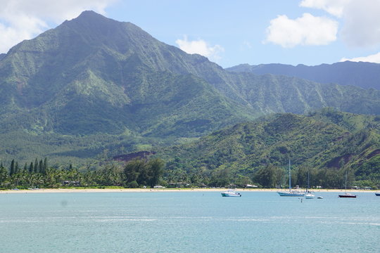 View facing Hanalei Bay