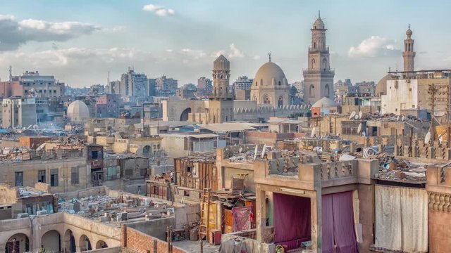 view of the old part of city Cairo
