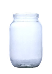 glass jar of liter volume