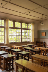 廃校　小学校の教室