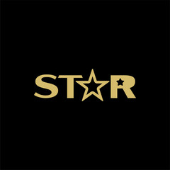 Star graphic design template vector isolated illustration