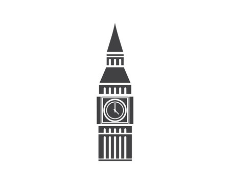 Big Ben Building Landmark Icon Vector