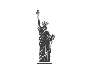 Liberty building landmark icon vector © ommus